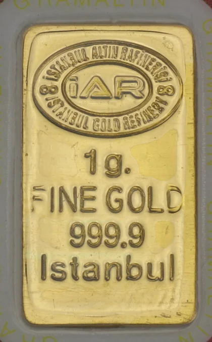 1g Goldbarren IAR Istanbul