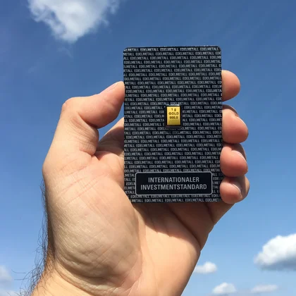 1g Investmentgoldbarren