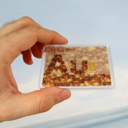 Gold als Weihnachtsgeschenk