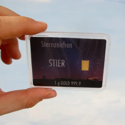 Sternzeichen Goldbarren