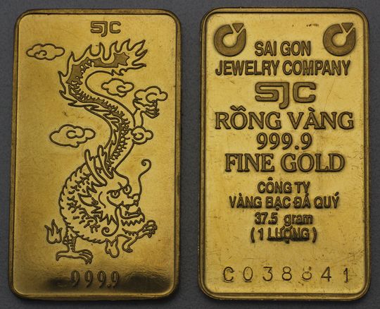 1 Luong Goldbaren Saigon Jewelry Company SJC Rong Vang