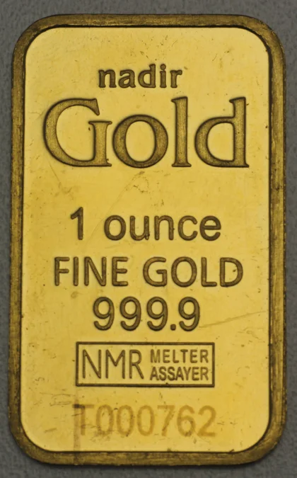 Goldbarren 1oz Nadir Gold NMR