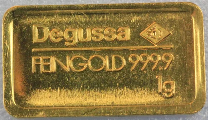 1g Degussa Barren