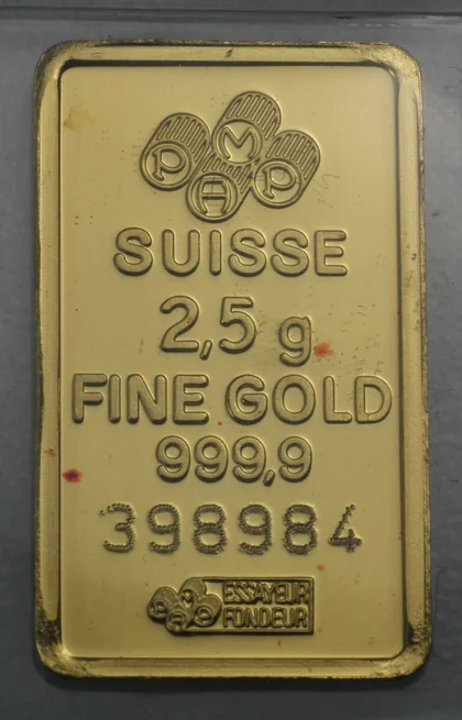 Pamp 1g Barren mit Seriennummer