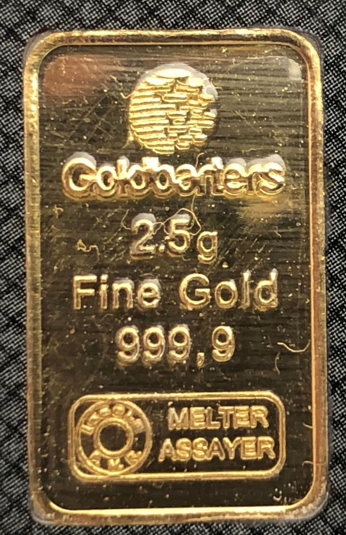 2,5g Goldbarters