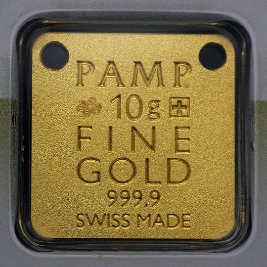 10g Goldbarrenanhänger von Pamp