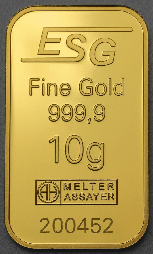 10g Goldbarren ESG