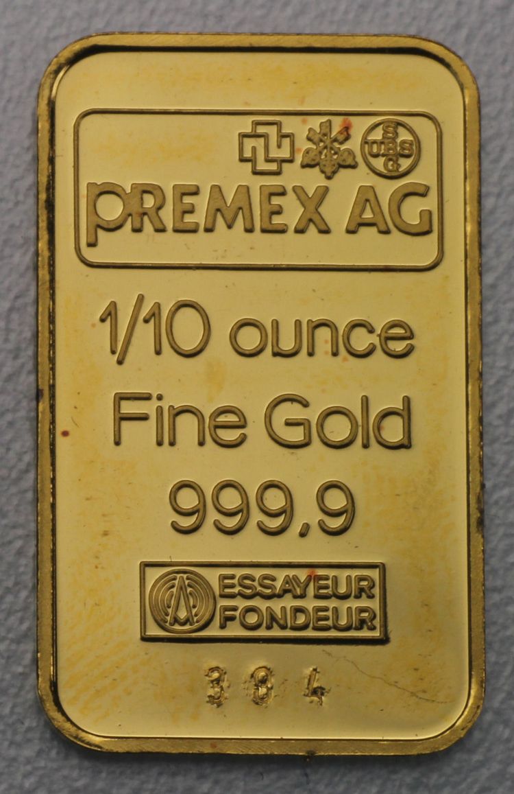 Premex AG Goldbarren Premex AG Goldbarren