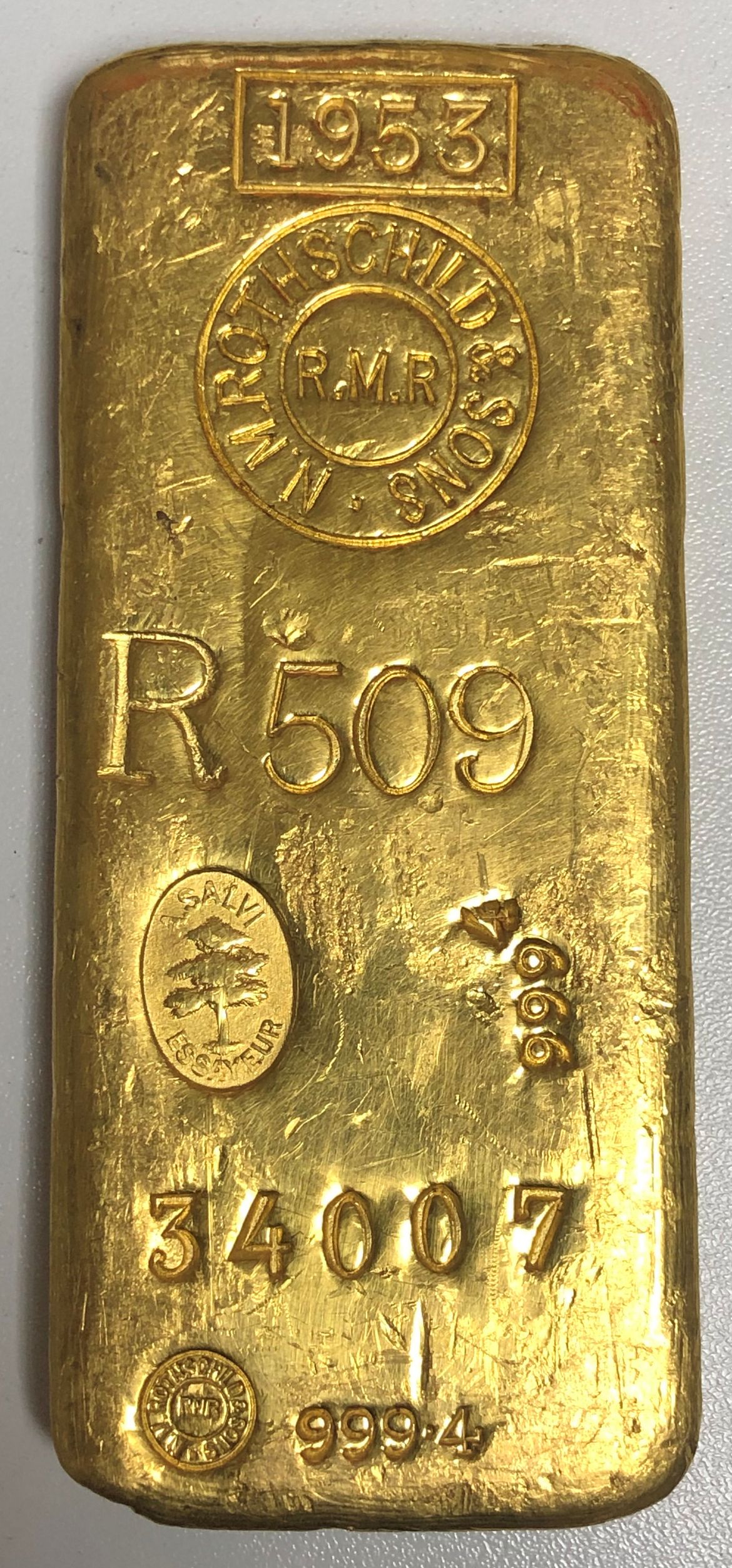 1kg Rothschild Goldbarren
