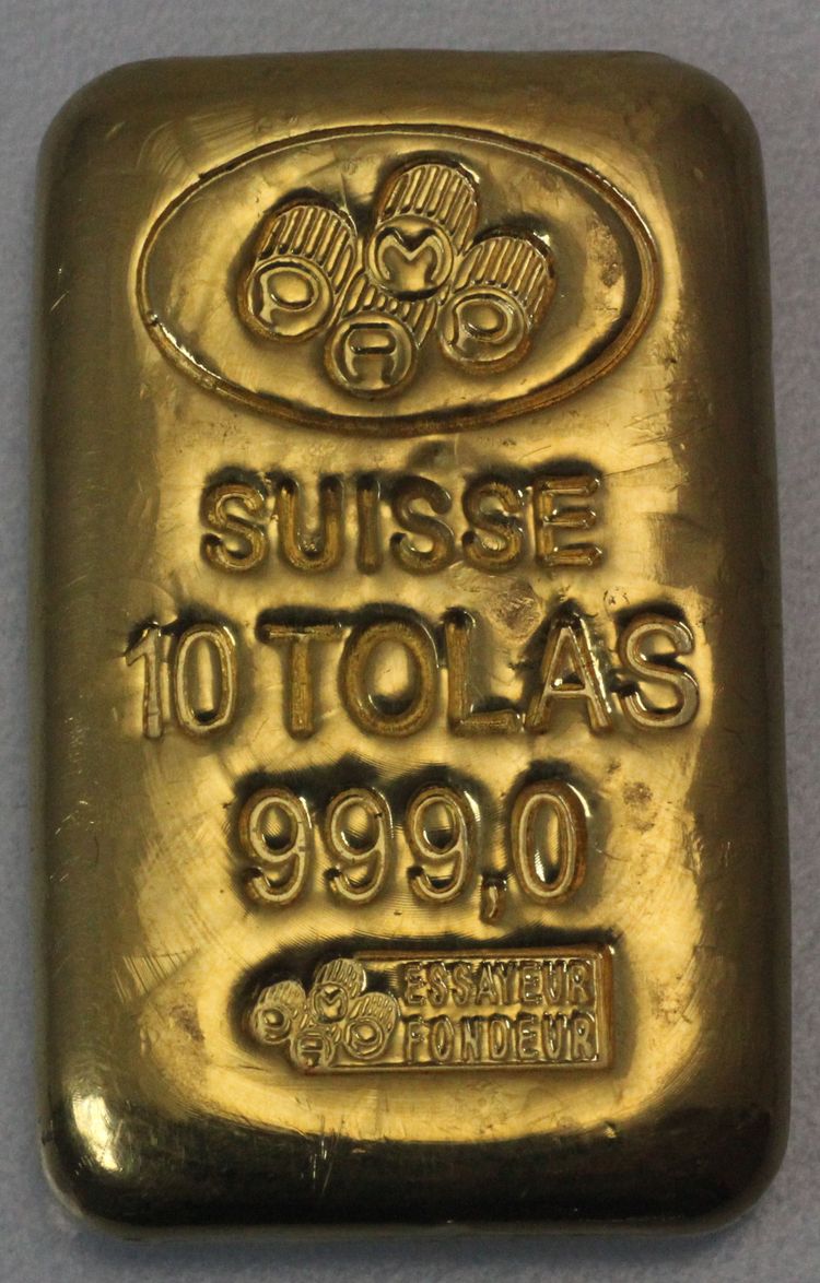 10 Tolas Goldbarren PAMP 10 Tolas Goldbarren PAMP