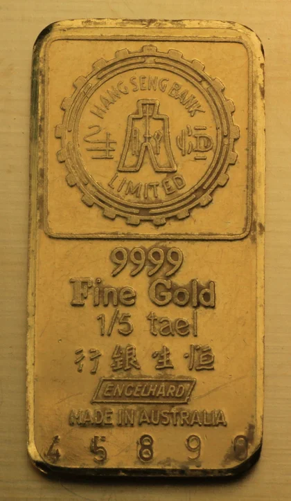 Hang Seng Goldbarren 20g