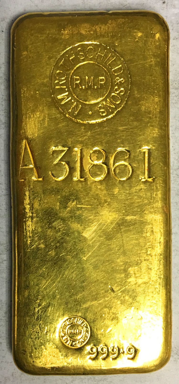 1kg Rothschild Goldbarren 1kg Rothschild Goldbarren