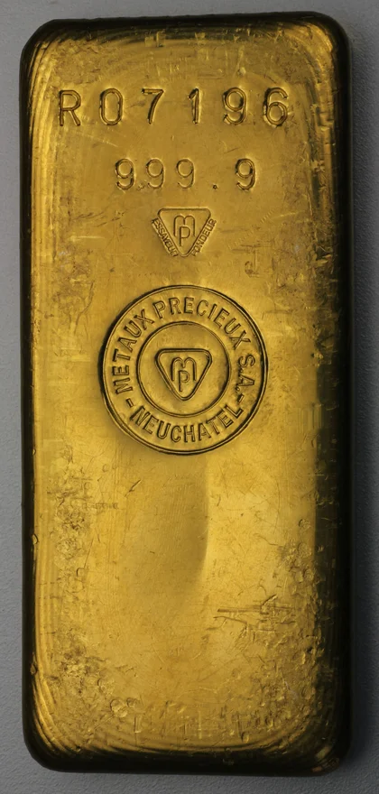 1kg Goldbarren Metaux Preciuex