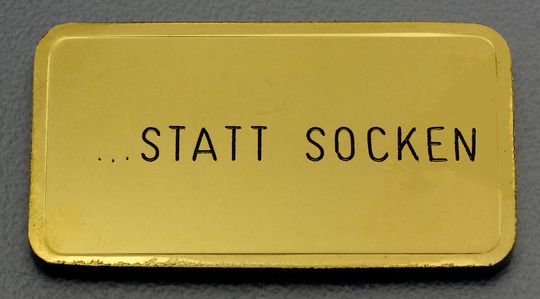 Gold statt Socken