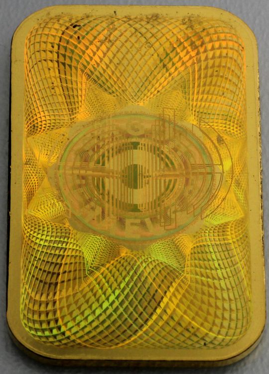 Kinebar Goldbarren mit Hologramm Argor Heraeus ESG Goldbarren.de