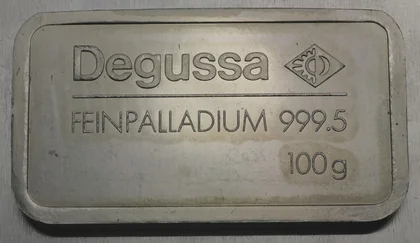 100g Palladium Degussa