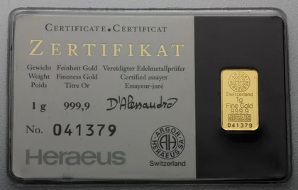 1g Kinebar Heraeus im Blister