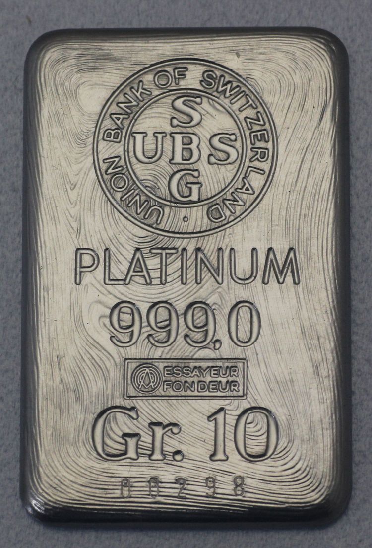 10g Platinbarren UBS 10g Platinbarren UBS