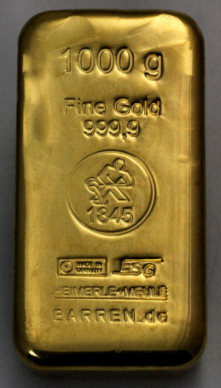 1000g Goldbarren 1000g Goldbarren