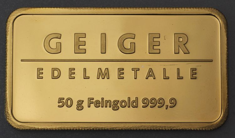 50g Gold Geiger Edelmetalle
