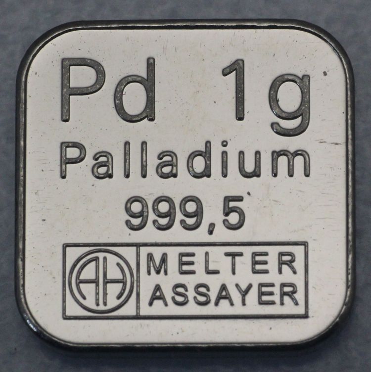 1g Palladiumbarren Argor 1g Palladiumbarren Argor