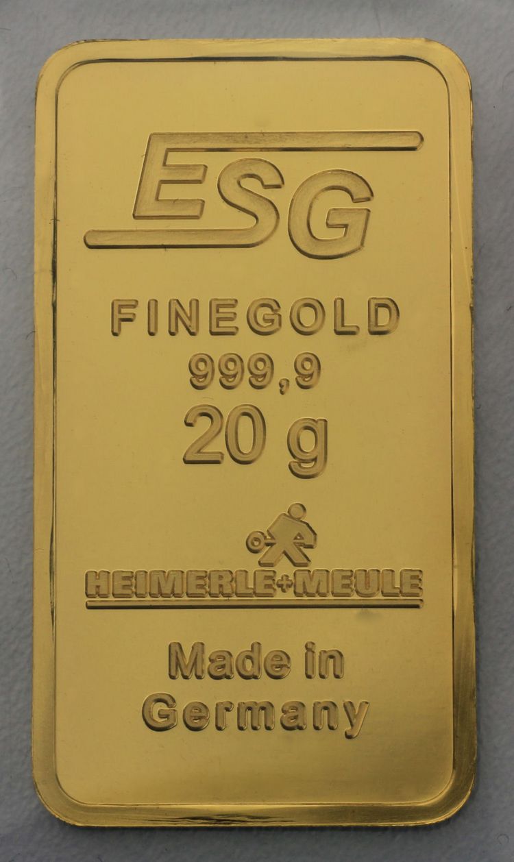 20g ESG Feingoldbarren