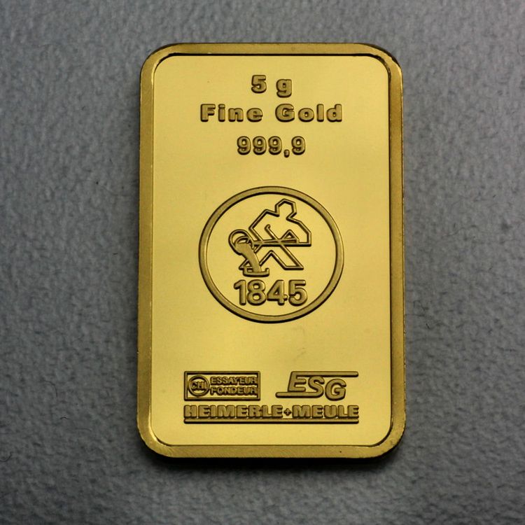 5g Goldbarren