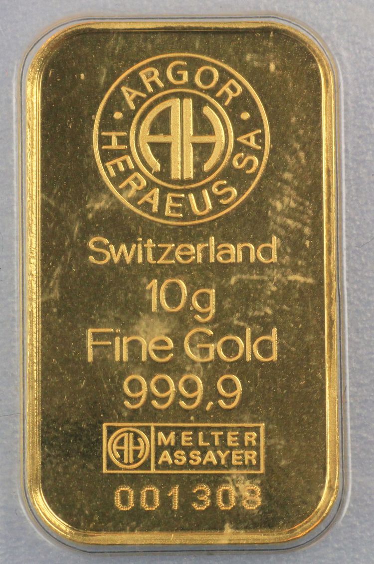 10g Feingold von Argor 10g Feingold von Argor