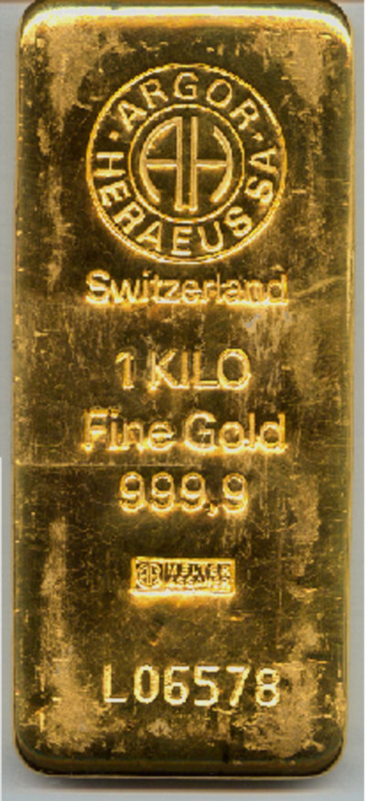 1kg Goldbarren Argor Heraeus 1kg Goldbarren Argor Heraeus