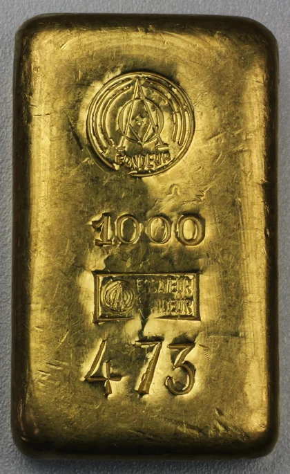 Alter Argor Goldbarren 250g