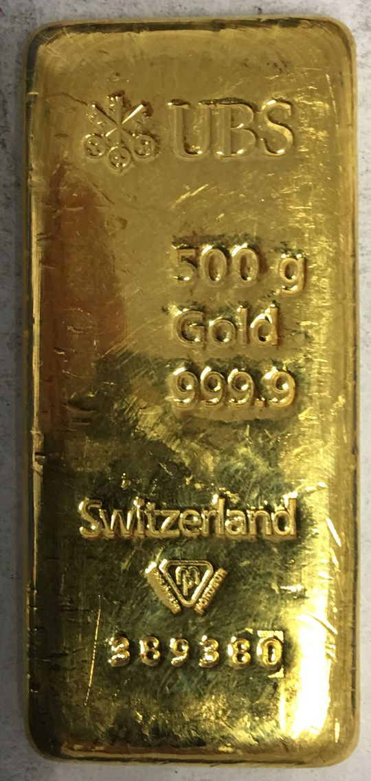 500g UBS Gold by Metalor