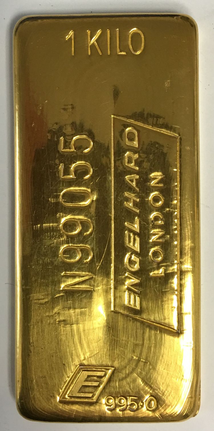 1kg Goldbarren Engelhard