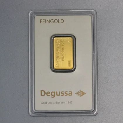 10g Barren Degussa Goldhandel