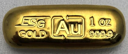 1oz ESG Gußbarren Feingold