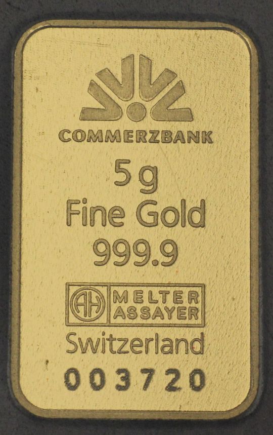 Goldbarren 5g Commerzbank