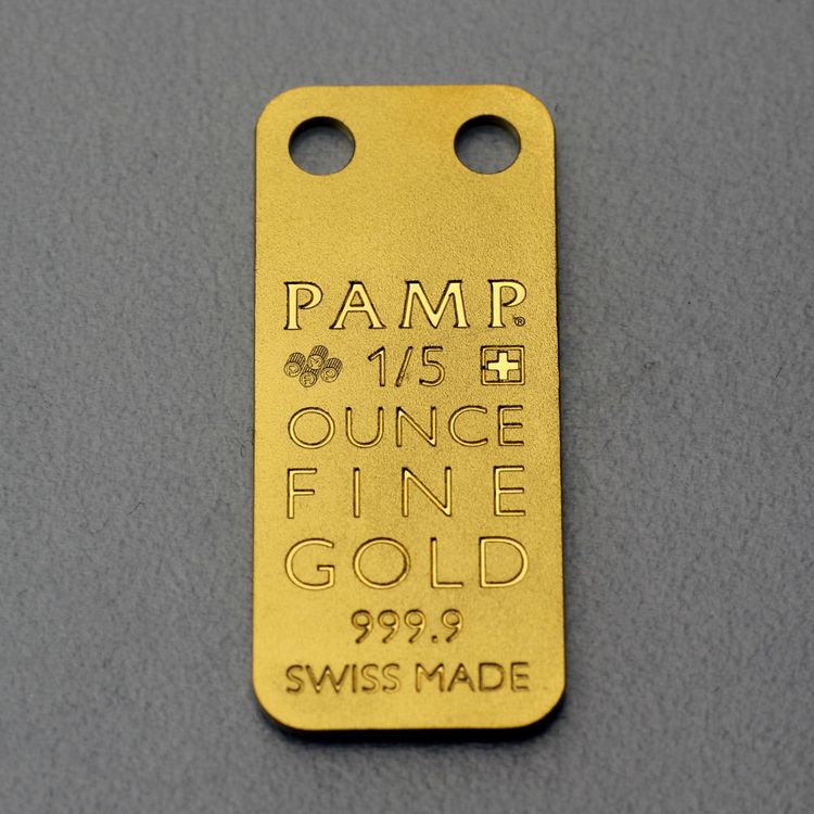 1/5oz Schmuckbarren Gold PAMP