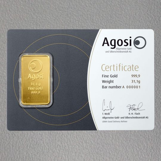 Agosi Goldbarren