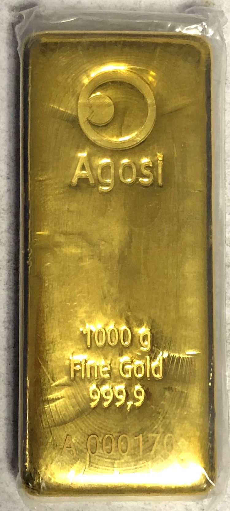 1000g Goldbarren Agosi