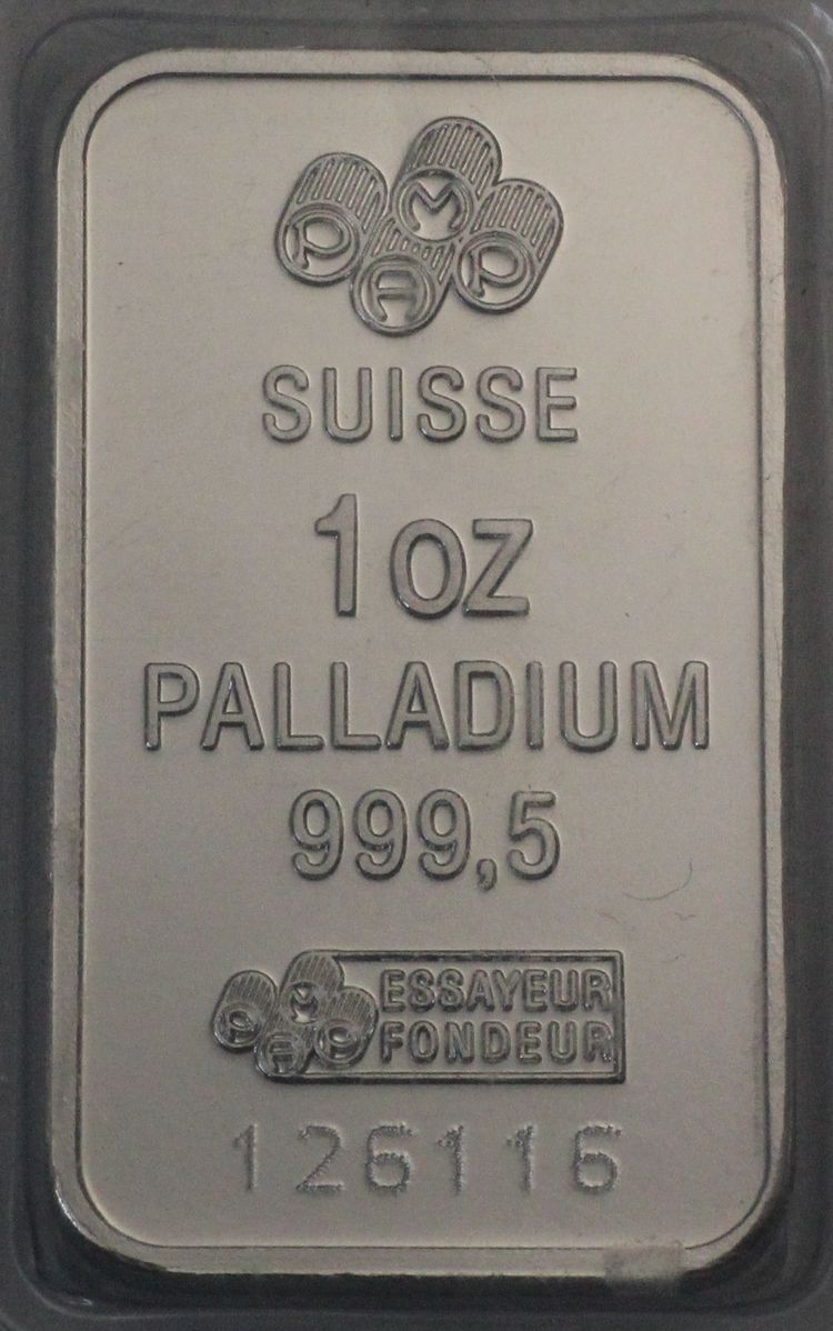 1oz Palladium PAMP 1oz Palladium PAMP