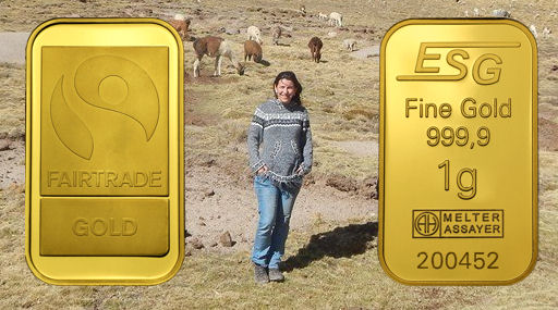 Fairtrade Goldbarren Fairtrade Goldbarren