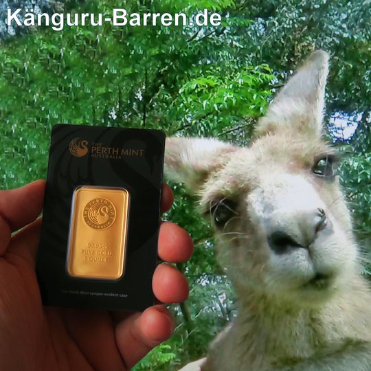 Känguru Goldbarren